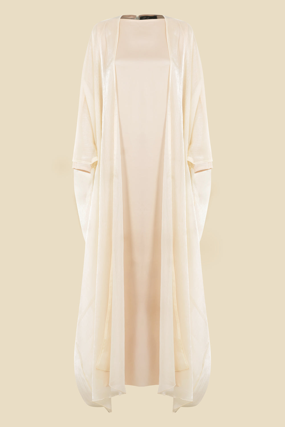 Ensemble Abaya Lila Beige