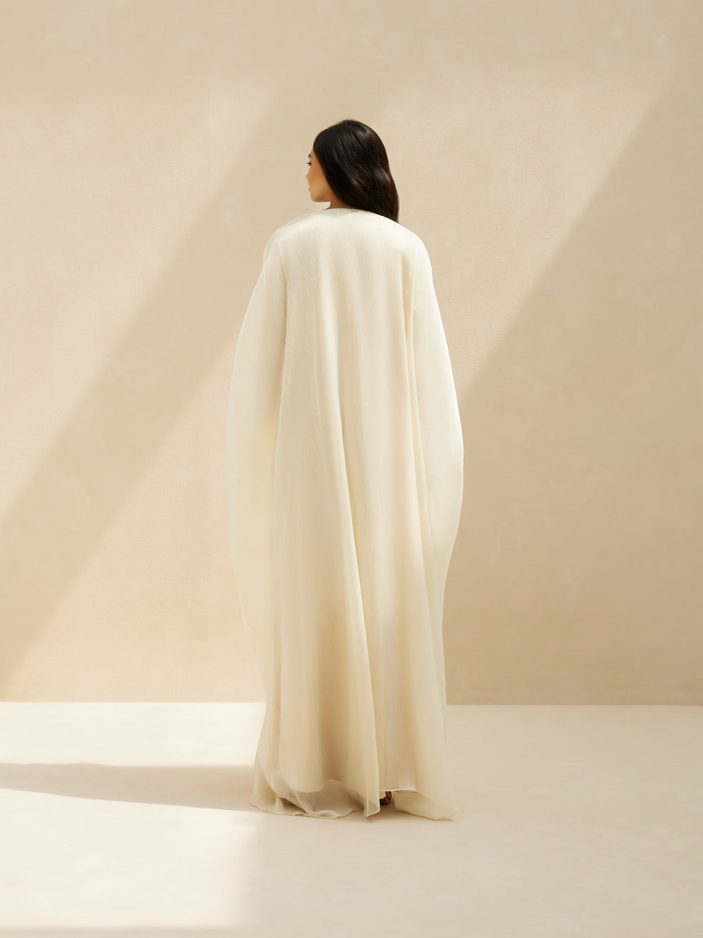 Ensemble Abaya Lila Beige